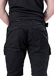 Тактичні шорти SMILO cargo rip stop black, фото 2