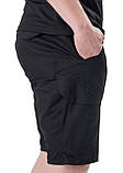 Тактичні шорти SMILO cargo rip stop black, фото 5