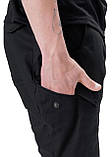 Тактичні шорти SMILO cargo rip stop black, фото 6