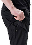 Тактичні шорти SMILO cargo rip stop black, фото 3