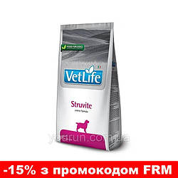 Farmina (Фармина) Vet Life Dog Struvite (Urinary)- Сухий лікувальний корм для собак усіх порід схильних до сечокам’яної хвороби