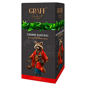 Чорний чай Graff "Вишневий Самурай" у пакетиках 20шт 30г