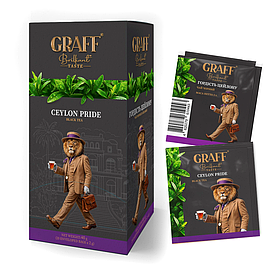 Чай чорний Graff Цейлон в пакетиках 20шт 40г