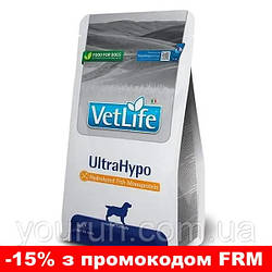 Farmina (Фарміна) Vet Life UltraHypo Сухий лікувальний корм для собак при харчовій непереносимості інгредієнтів та поживних