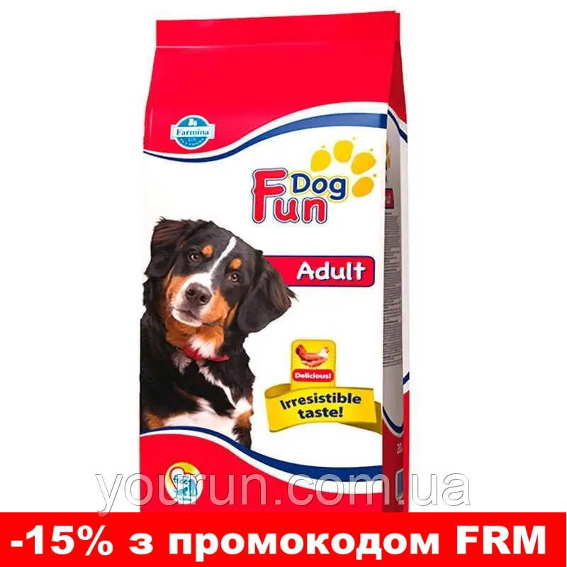 Farmina (Фармина) Fun Dog Adult – Сухий корм з куркою для дорослих собак 20 кг