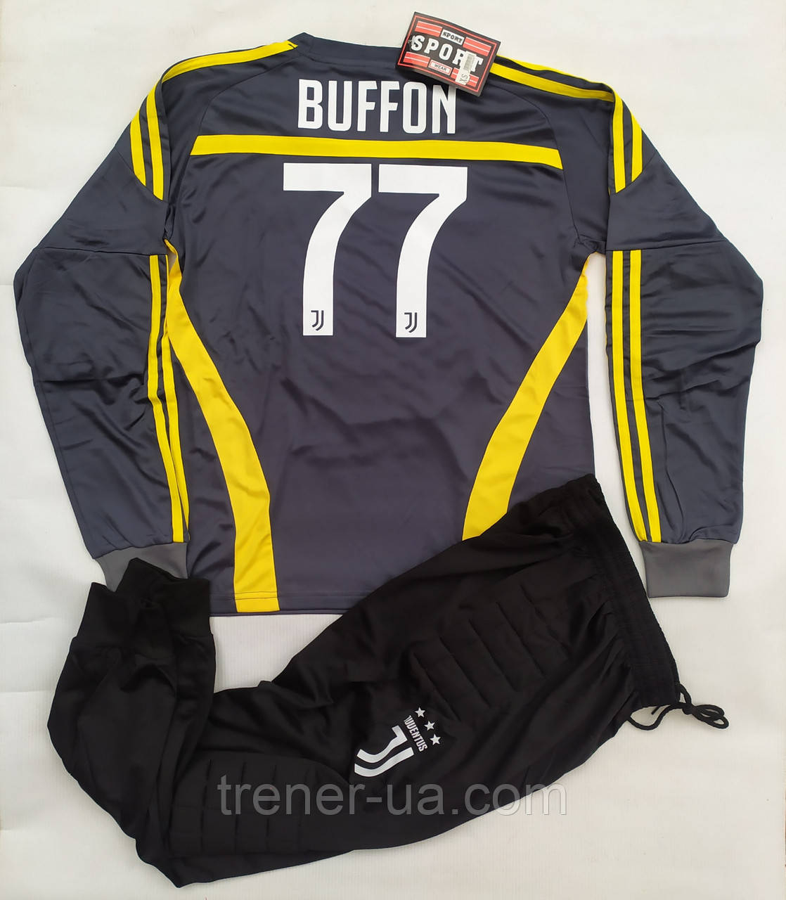Форма воротарська футбольна Buffon 77 Juventus, розмір XS, зріст 145-155 см., фото 1