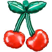 Фольгована кулька міні-фігура PartyDeco 12"(28х31 см) Вишеньки (3 шт.)