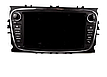 Штатна Magнітола 7" Ford Focus S-Max Mondeo Galaxy C-Max Android 12-4+32GB- With carp, фото 3