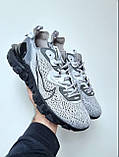 Сірі текстильні чоловічі кросівки Nike React Vision Демісезонні Найк Реакт Віжн, фото 4
