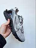 Сірі текстильні чоловічі кросівки Nike React Vision Демісезонні Найк Реакт Віжн, фото 5