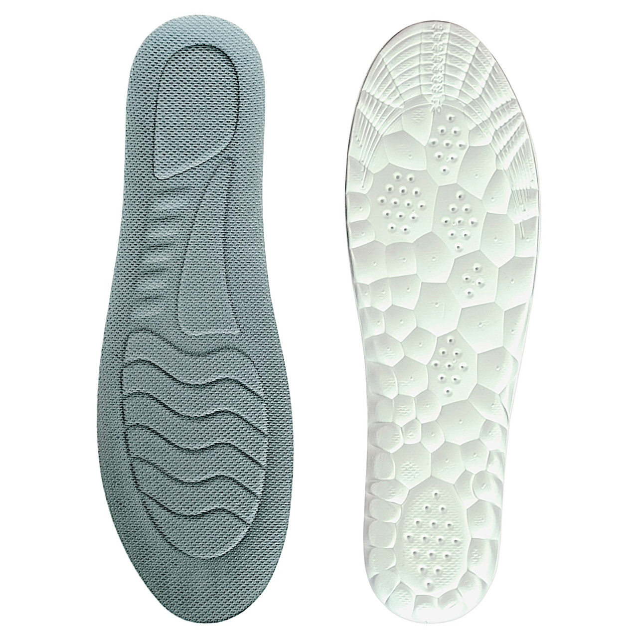 Устілки універсальні ErgoStride 40-46 (26.0 - 29.5 см) всесезонні, обрізні, для всіх видів взуття, сірий, фото 1