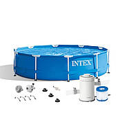 Каркасний басейн Intex 28202 (305x76 см) (Картріджний фільтр-насос 1 250 л/год)