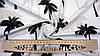 Тканина стрейч-кулір (Супрем) колір молочний "Пальмовий рай" (Брак- іноді зустрічаються плями розмазаної фарби), фото 3