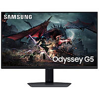 Монiтор Samsung 27" Odyssey G5 LS27DG500 (LS27DG500EIXCI) IPS Black 180Hz