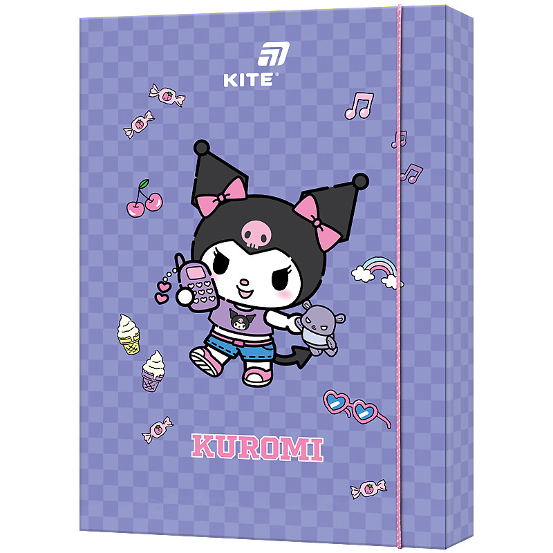 Папка для роботи на гумці А4 лам. картон Kite, HK-2, фото 1