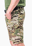 Тактичні шорти SMILO cargo rip stop Multicam, фото 5