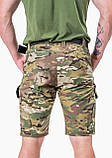 Тактичні шорти SMILO cargo rip stop Multicam, фото 2