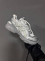 Срібні текстильні жіночі кросівки ASICS GEL-KAYANO 14 CLOUD GREY Демісезонні Асікс Гель Каяно