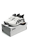 Білі текстильні чоловічі кросівки Чоловічі кросівки ASICS GT-1000 11 White Grey Демісезонні Асікс, фото 2