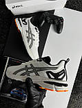 Білі текстильні чоловічі кросівки Чоловічі кросівки ASICS GT-1000 11 White Grey Демісезонні Асікс, фото 3
