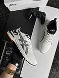 Білі текстильні чоловічі кросівки Чоловічі кросівки ASICS GT-1000 11 White Grey Демісезонні Асікс, фото 5