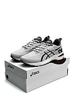 Сірі текстильні чоловічі кросівки ASICS GT-1000 11 Grey Black Демісезонні Асікс