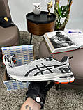 Сірі текстильні чоловічі кросівки ASICS GT-1000 11 Grey Black Демісезонні Асікс, фото 6