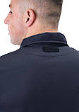 Форменна футболка поло SMILO CoolPass Pique Blue на короткий рукав з липучками під шеврони, фото 4