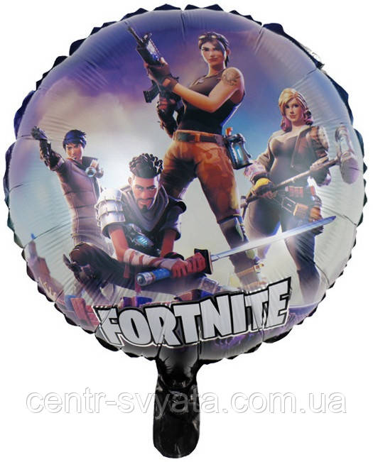 Фольгована кулька КНР 18"(45 см) Коло Гра "Fortnite | Фортнайт"
