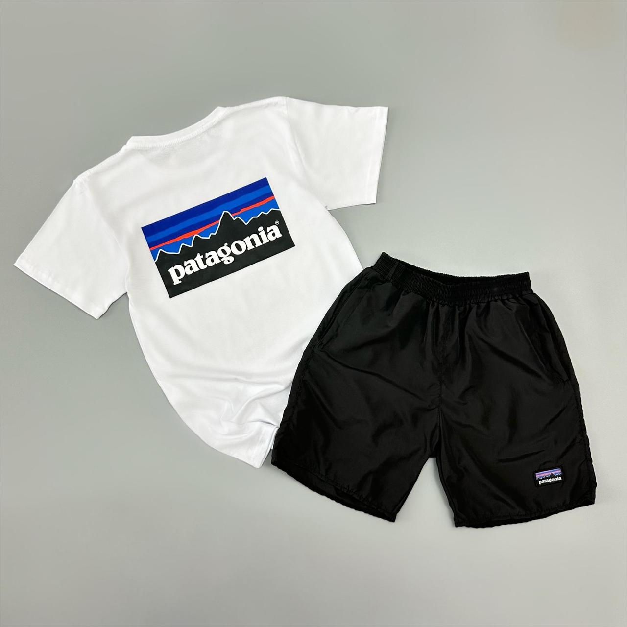 Футболка біла + шорти плащівка Patagonia