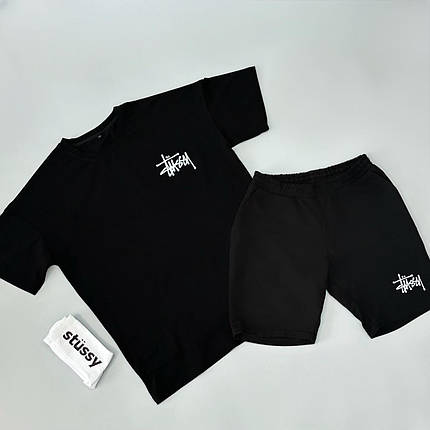 Футболка(чорна) + шорти Stussy + шкарпетки в подарунок, фото 3