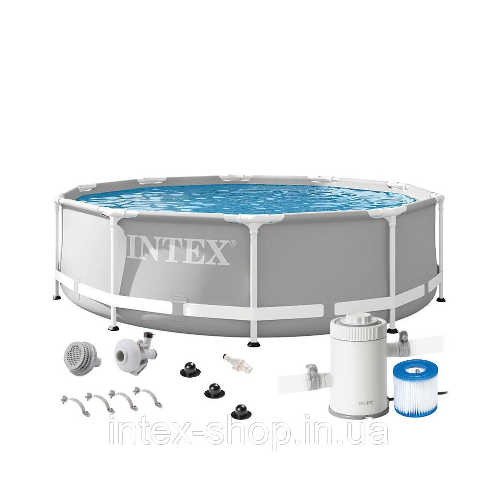 Каркасний басейн Intex 26702 (305x76 см) (фільтр-насос 1 250 л/год)