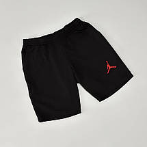 Шорти Air Jordan класичні чорні (червоний логотип), фото 3