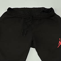 Шорти Air Jordan класичні чорні (червоний логотип), фото 4