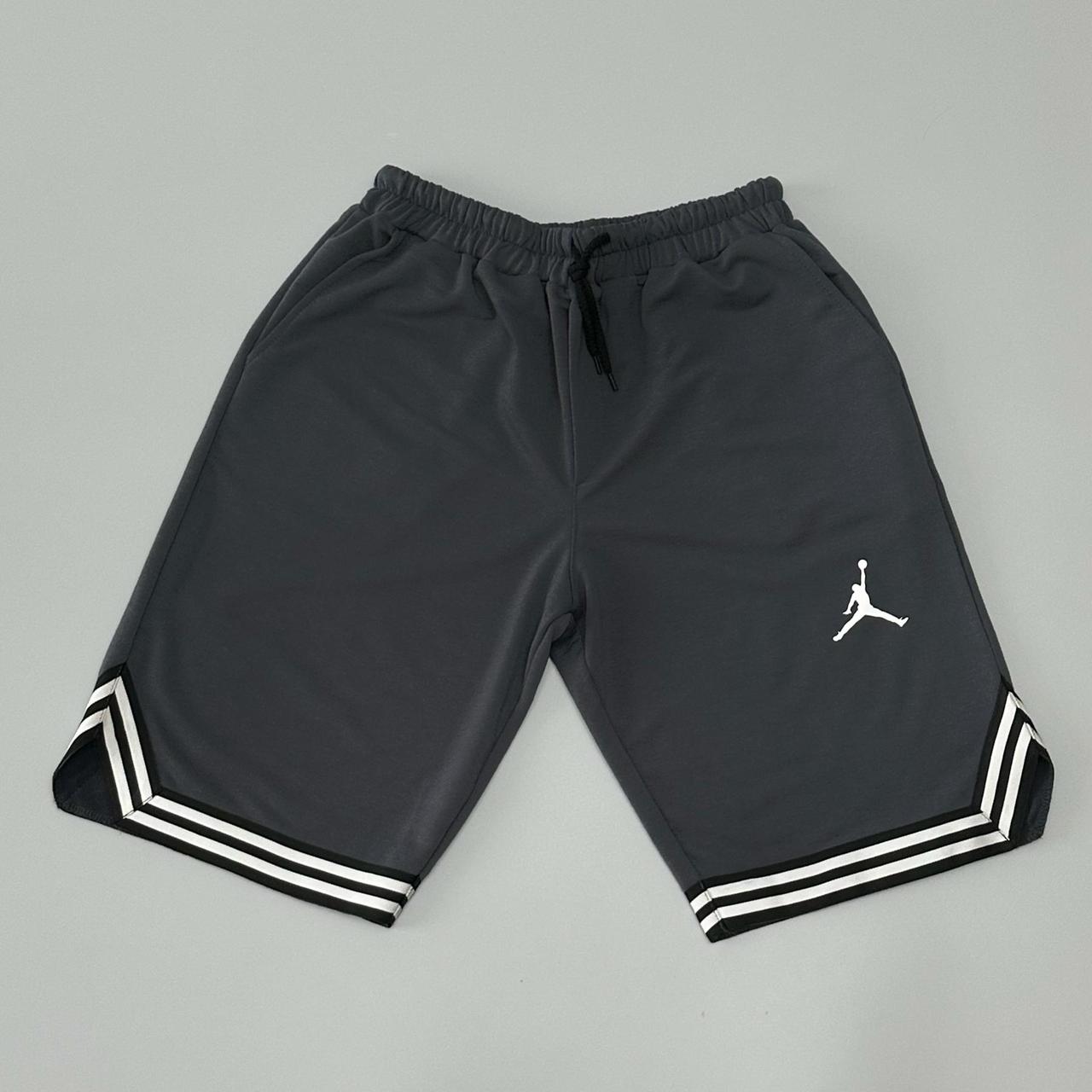 Шорти Air Jordan полоски сірий