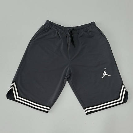 Шорти Air Jordan полоски сірий, фото 1