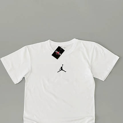 Футболка Air Jordan біла, фото 3