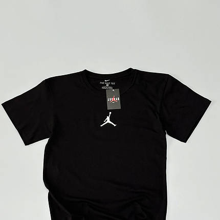 Футболка Air Jordan чорна, фото 2