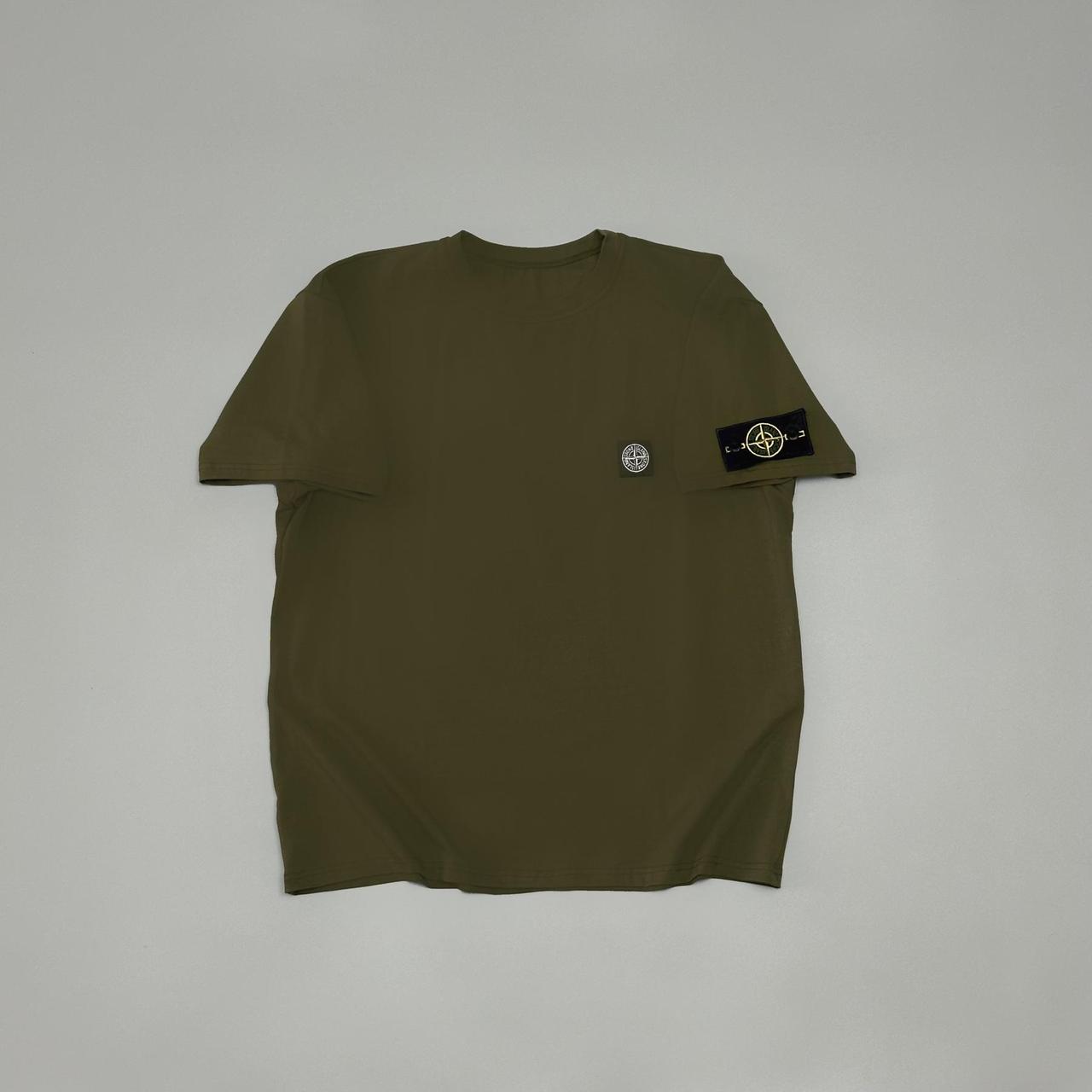 Футболка Stone Island хакі