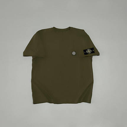 Футболка Stone Island хакі, фото 1