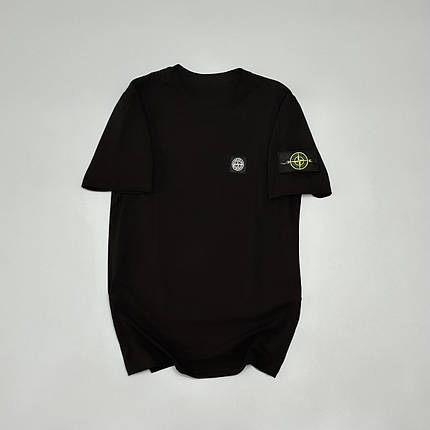 Футболка Stone Island чорна, фото 1