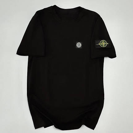 Футболка Stone Island чорна, фото 2
