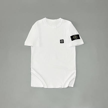 Футболка Stone Island біла, фото 1