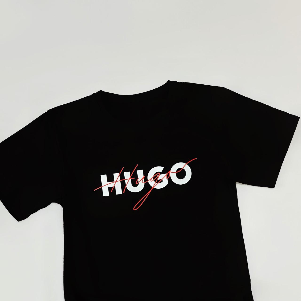 Футболка HUGO чорна classic