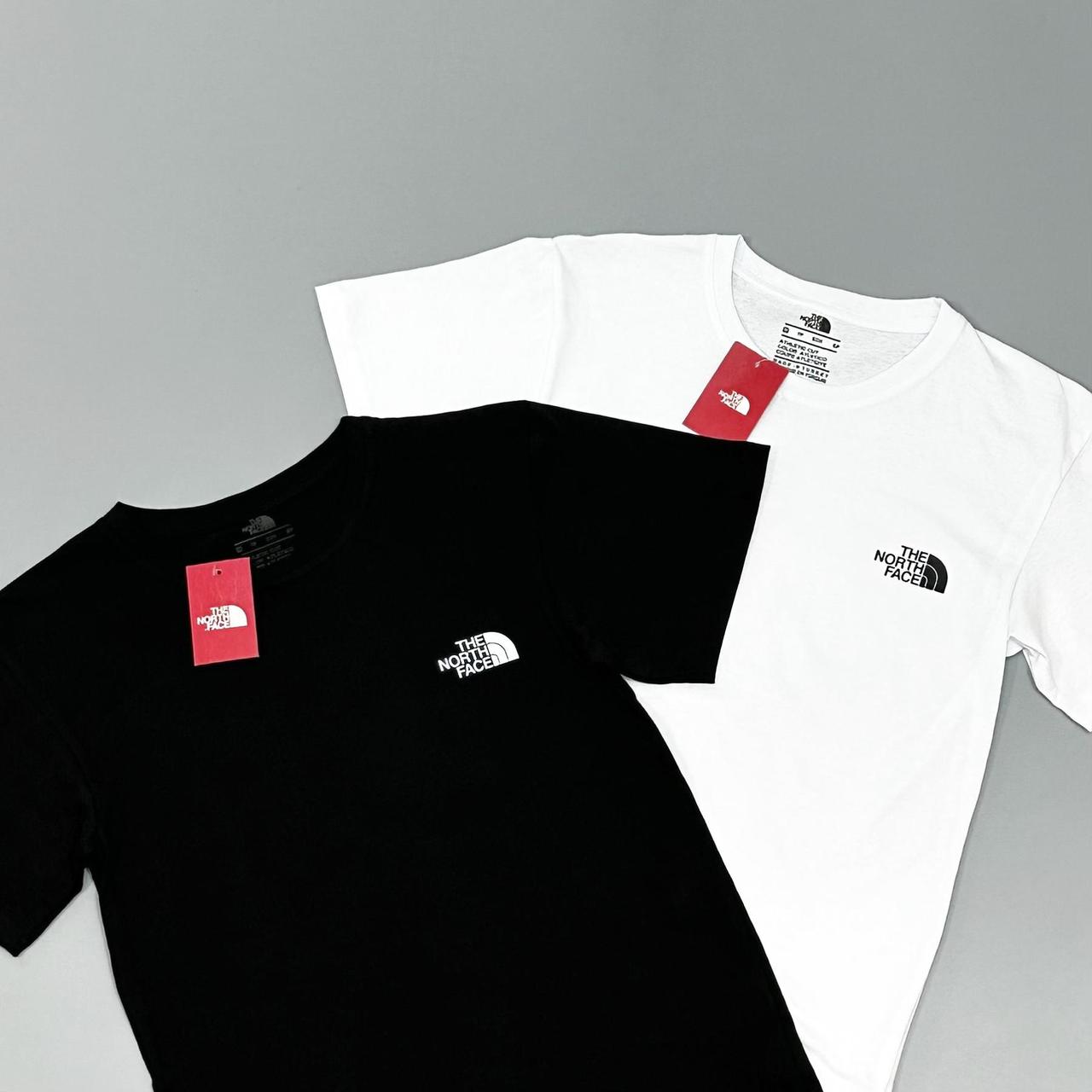 Футболка(біла)+футболка(чорна) TNF