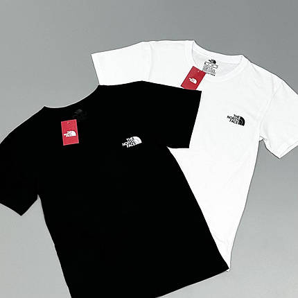 Футболка(біла)+футболка(чорна) TNF, фото 2