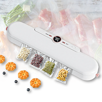 Автоматичний вакуумний пакувальник 120 Вт для герметичного зберігання продуктів харчування