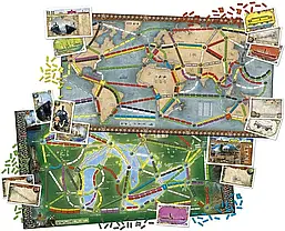 Настільна гра Ticket To Ride. Квиток на потяг: Рейки та вітрила (Ticket to Ride: Rails & Sails), фото 3