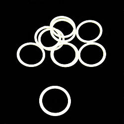 Регулятор для бретелів бюстгальтера Кільце 10мм Біле 10шт.