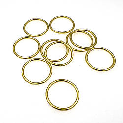 Регулятор для бретелів бюстгальтера Кільце 10мм Золоте 10шт.